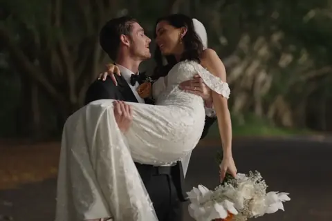 Casey + Phillip wedding film at The Fig Tree, Byron Bay by Sean Harman