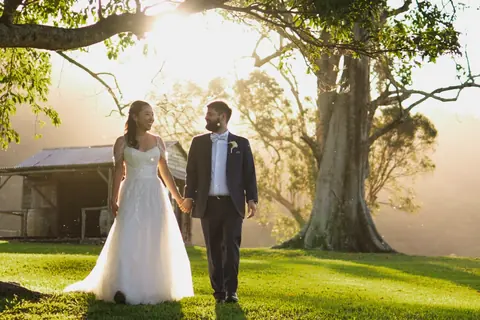 Josie + James wedding film at Cowbell Creek, Austinville by Sean Harman