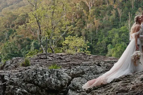 Marieka + Matthew wedding film at Kondalilla Falls, Montville by Sean Harman