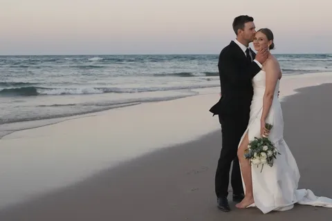 Noosa Waterfront, Elle + Callan, wedding film by Sean Harman
