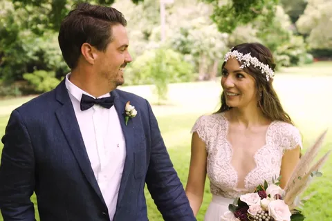 Brisbane Botanic Gardens, Richelle + Matt, wedding film by Sean Harman